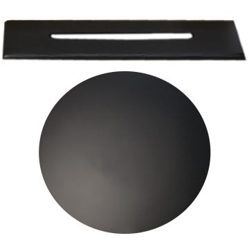 Detalė vonios sifono apdailos Mat black