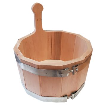 Kubiliukas medinis viena rankena 7.5L