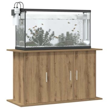 Akvariumo stovas, ąžuolo spalvos, 101x41x58cm, inžinerinė mediena