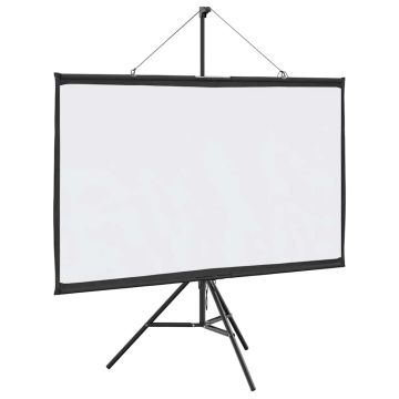 Projektorinis ekranas su trikoju, 50 colių, 16:9