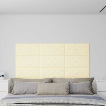 Sieninis galvūgalis 12 pcs Kreminė 60 x 30 cm Dirbtinė oda