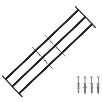 Langų saugos grotelės su 3 skersinėmis 3 pcs 93-174 cm