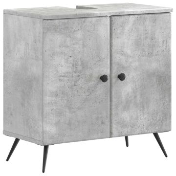 Vonios kriauklės spinta BREDA Betono pilka 59,5 x 31,5 x 59 cm
