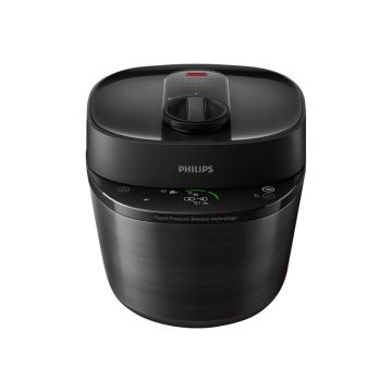 Philips puodas HD2151/40, juodos spalvos, 1000 W, 5 L