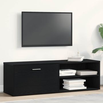 TV spintelė, juodo ąžuolo spalvos, 120x34x37 cm, inžinerinė mediena
