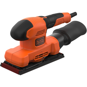 BLACK & DECKER elektrinis šlifuoklis BEW220-QS, juodos spalvos, 150 W