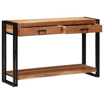 Konsolinis stalas Ruda 120 x 33 x 75 cm Kietos akacijos mediena