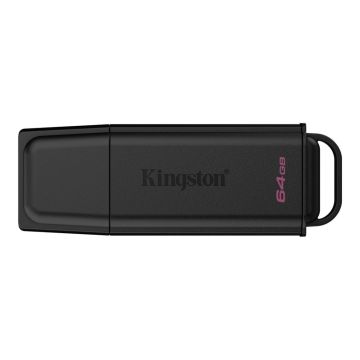 Kingston USB atmintinė DTXG2/64GB, juodos spalvos, 64 GB