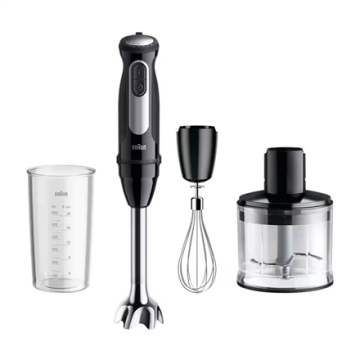 Braun trintuvas MQ55236M MultiQuick 5 Pro, juodos spalvos, 750 W