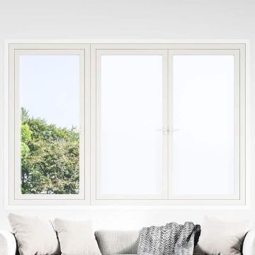 Statinė langų plėvelė Frosted Balta 45 x 500 cm PVC