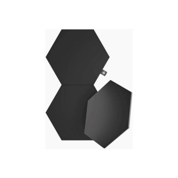 Nanoleaf šviečianti girlianda NL42-0101HX-3PK, juodos spalvos, 42 W, WiFi