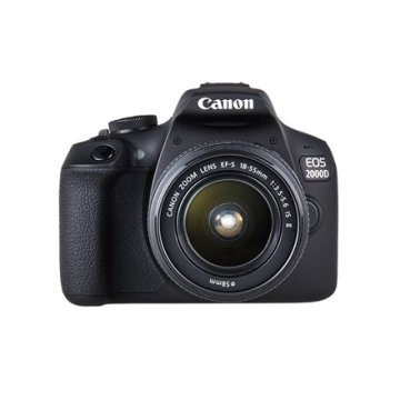 Canon fotoaparatas 2000D 18-55 IS II EU26, juodos spalvos, Wi-Fi