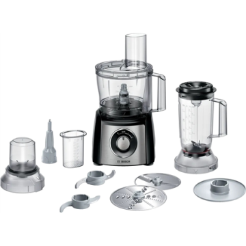 Bosch virtuvinis kombainas MCM3PM386, nerūdijančiojo plieno, 900 W