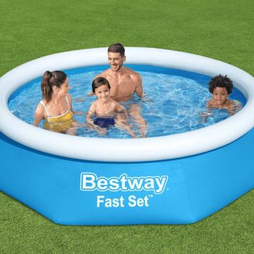 Bestway Fast Set Pripučiamas baseinas, 244x61cm, apskritas, 57265