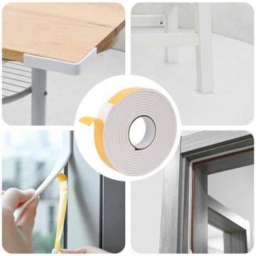 Savigautinė putų juosta 20 pcs Balta 30mm x 5m CR putplastis