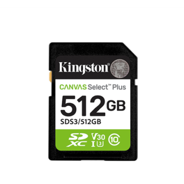 Kingston atminties kortelė U1/U3, 512 GB