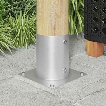 Apvalus žemės inkaras 12 pcs Sidabrinė 18 x 18 x 15 cm Metalas