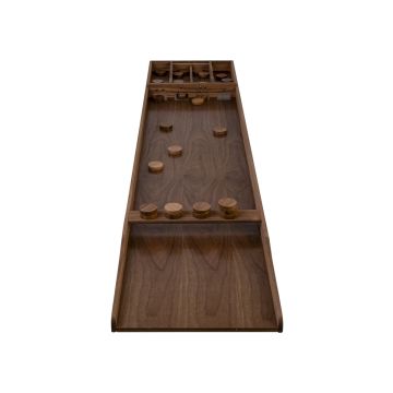 Stalo žaidimas Shuffleboard Engelhart, riešutmedis, 200 x 40.8 x 7.5 cm
