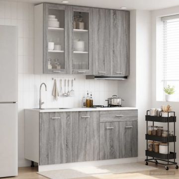 Virtuvės vienetas LYON 4 pcs Pilka Sonoma Apdirbta mediena