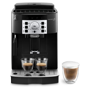 DeLonghi lašelinis kavos aparatas ECAM22.115.B Magnifica S, įmontuojamas, juodos spalvos, 1450 W
