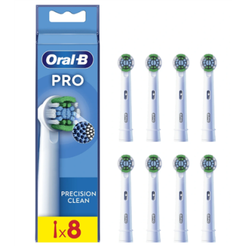 Oral-B elektrinio dantų šepetėlio galvutės EB20RX-8, baltos spalvos