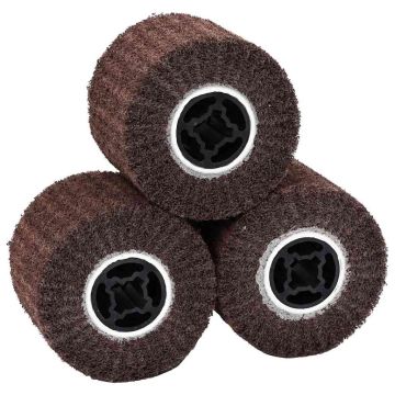 Šlifavimo ritinėliai 3 pcs Ruda 12 x 12 x 10 cm