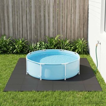 Baseino grindų kilimas 40 pcs Juoda 14,4 m² EVA puta