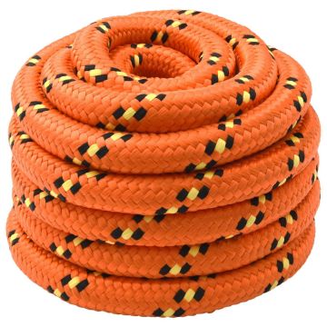 Laivo virvė 4 mm 10 m Oranžinė