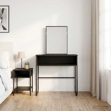 Makiažo stalas Juodojo ąžuolo 81 x 40 x 131 cm Apdirbta mediena