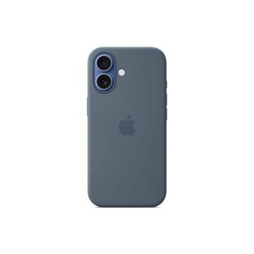 Apple iPhone 17 Silicone Case with MagSafe - Anchor Blue | Apple