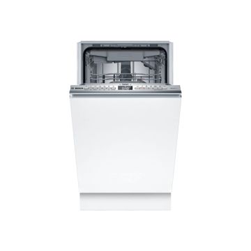 Bosch indaplovė SPT4EMX17E, 45 cm pločio, įmontuojamas, baltos spalvos