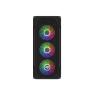 Kompiuterio korpusas SHOBO SH4F RGB, juodos spalvos