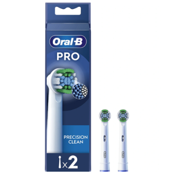 Oral-B elektrinio dantų šepetėlio galvutės EB20RX-2, baltos spalvos