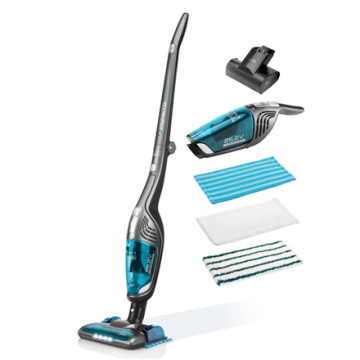 ETA dulkių siurblys-šluota ETA845390000 Moneto II Aqua Plus, 25,2 V, pilkos spalvos, belaidis