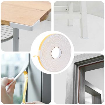 Savigautinė putų juosta Balta 20mm x 10m CR putplastis