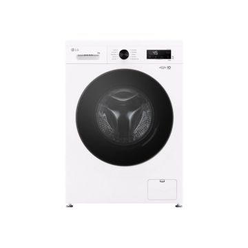 LG skalbimo mašina F4X1009NWB, 60 cm pločio, baltos spalvos, Wi-Fi