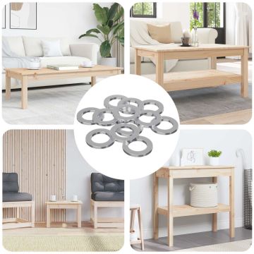 Plovimo įrankiai 12 pcs Sidabro 10 x 10 x 1,2 mm Geležis