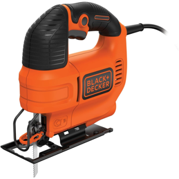 BLACK & DECKER siaurapjūklis KS701E-QS, 240 V, juodos spalvos, 520 W