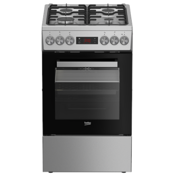 Beko viryklė FSM52321DXDT, 50 cm pločio, nerūdijančiojo plieno, 60 L