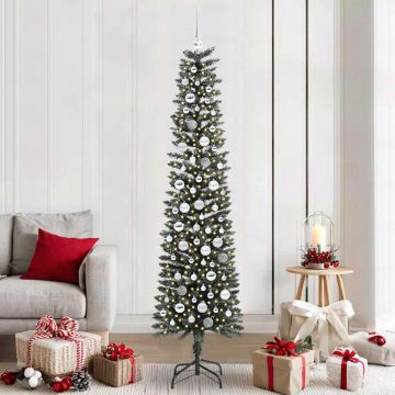 Dirbtinė Kalėdų eglutė Žalia 210 cm PVC, plastikas ir plienas
