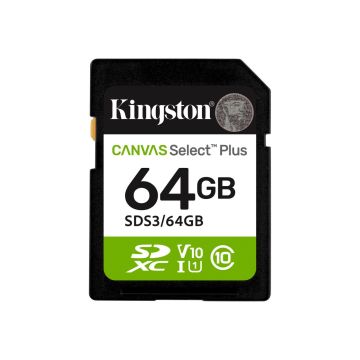 Kingston atminties kortelė U1/U3, 64 GB