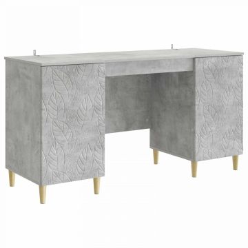 Stalas Betono pilka Apdirbta mediena 142,5 x 50 x 75 cm