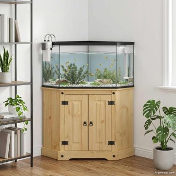 Akvariumo stovas Corona Ruda 70 x 70 x 73 cm