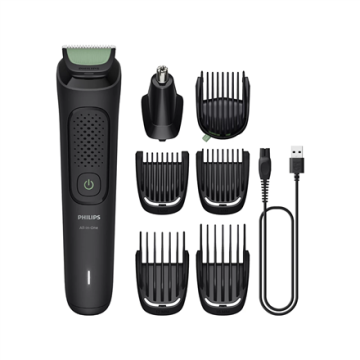 Philips kirpimo mašinėlė MG3930/15, juodos spalvos, belaidis