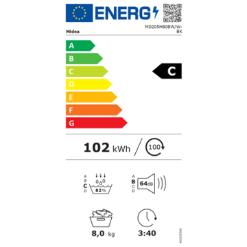 Midea džiovyklė MD110H80/W-HR