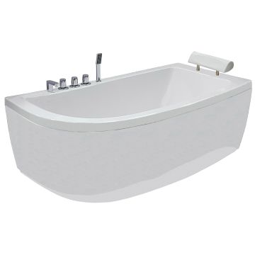 Akrilinė vonia B1680 dešininė be masažų (simple) 160cm