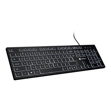 Natec | Herring Glow | Keyboard | Wired | US | Black