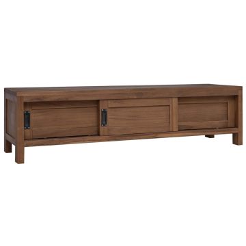 Televizoriaus spintelė 110 x 30 x 30 cm Kieto teka medžio