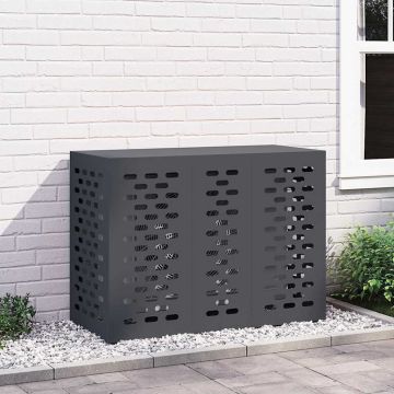 Kondicionierių uždangalas Antracitas 110 x 50 x 80 cm Plienas