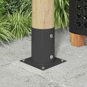 Apvalus žemės inkaras 12 pcs Antracito 15 x 15 x 15 cm Metalas